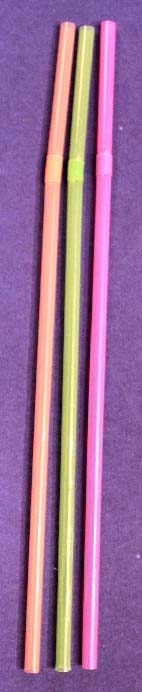 Thin Bendy Straws